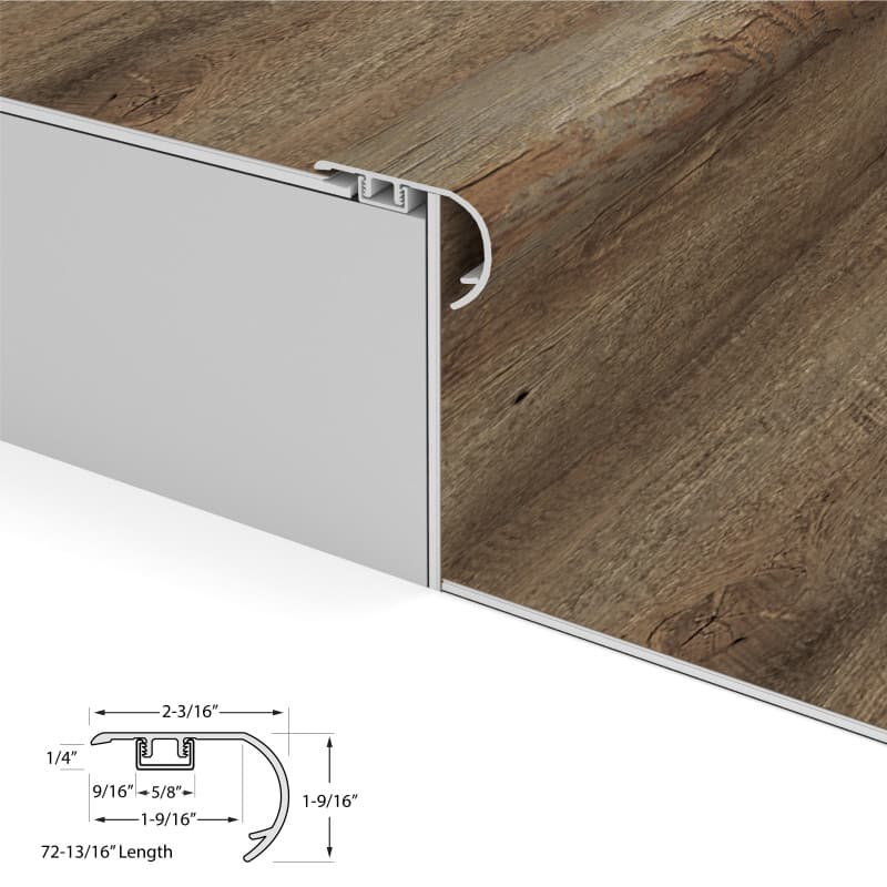 Redefined Pine Cali Vinyl Stair Nosing Overlap Windansea-2