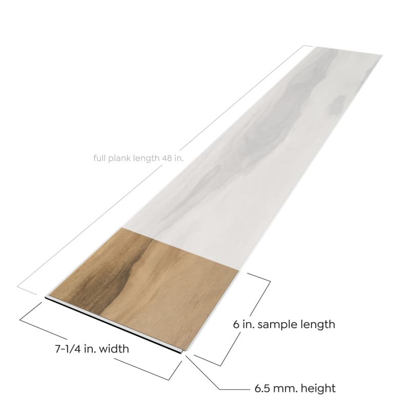 Sample - Huntington Hickory Cali Vinyl Pro Windansea - Vinyl Plank Flooring-2