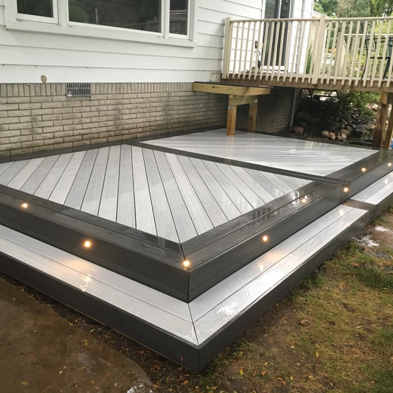 Sample - Glacier TruOrganics Composite Decking 12FT-2