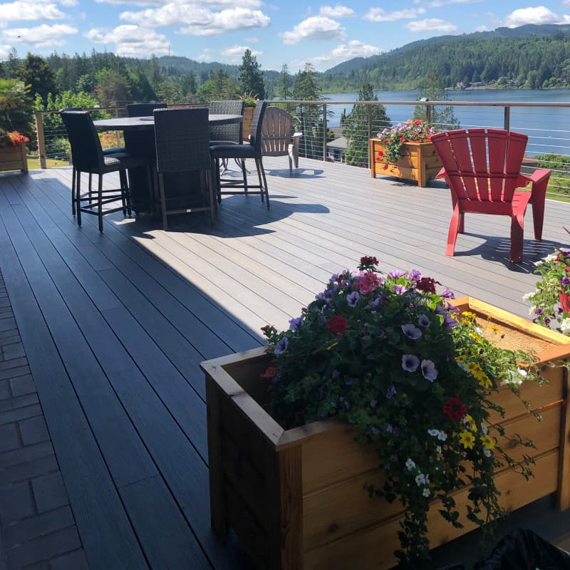 Sample - Yosemite TruOrganics Composite Decking Square Edge 12FT-3