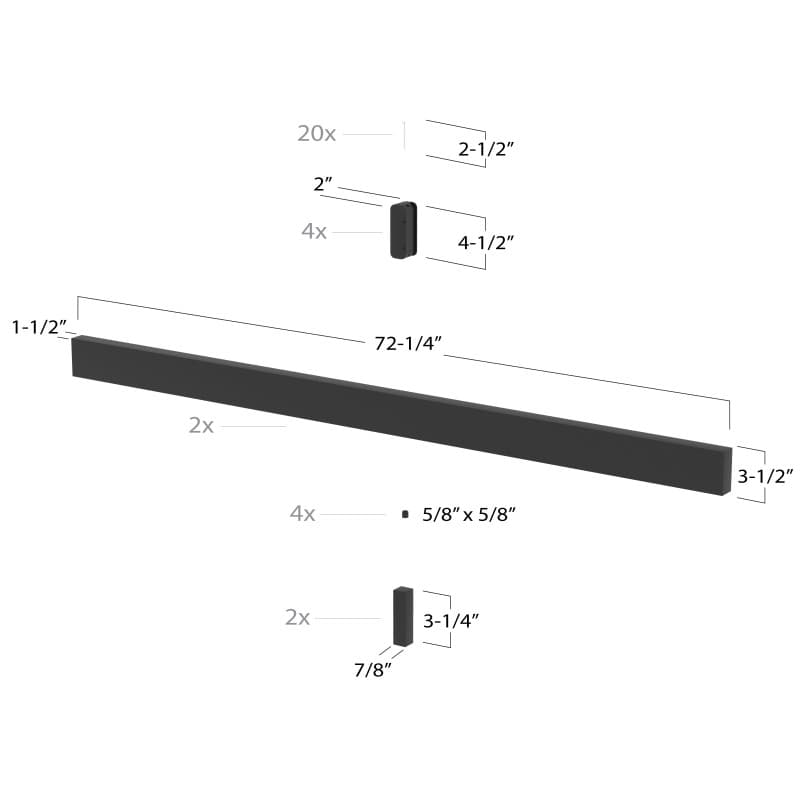 Black Rail Kit-2