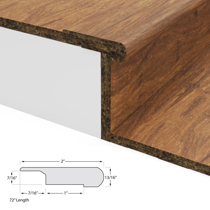 Light Java Click Overlap Stair Nosing 7/16"-2