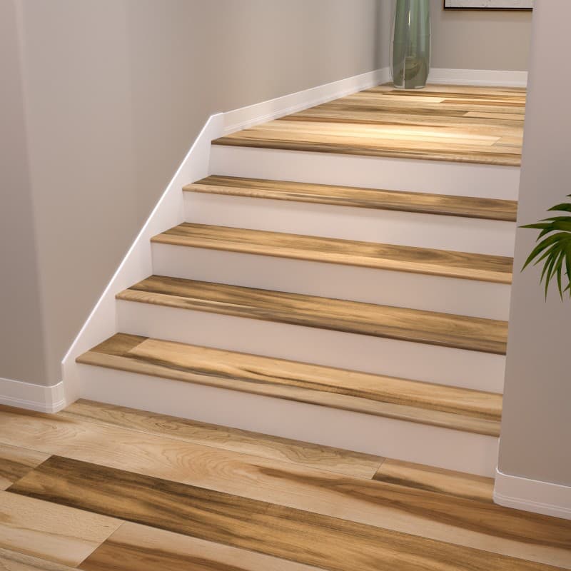Huntington Hickory Cali Vinyl Stair Nosing Flush-1
