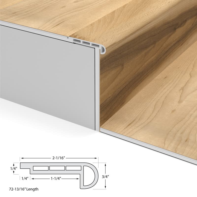 Huntington Hickory Cali Vinyl Stair Nosing Flush-2