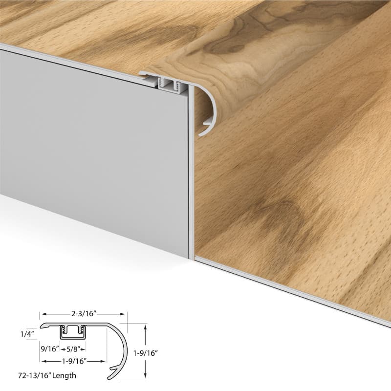 Huntington Hickory Cali Vinyl Stair Nosing Overlap-1