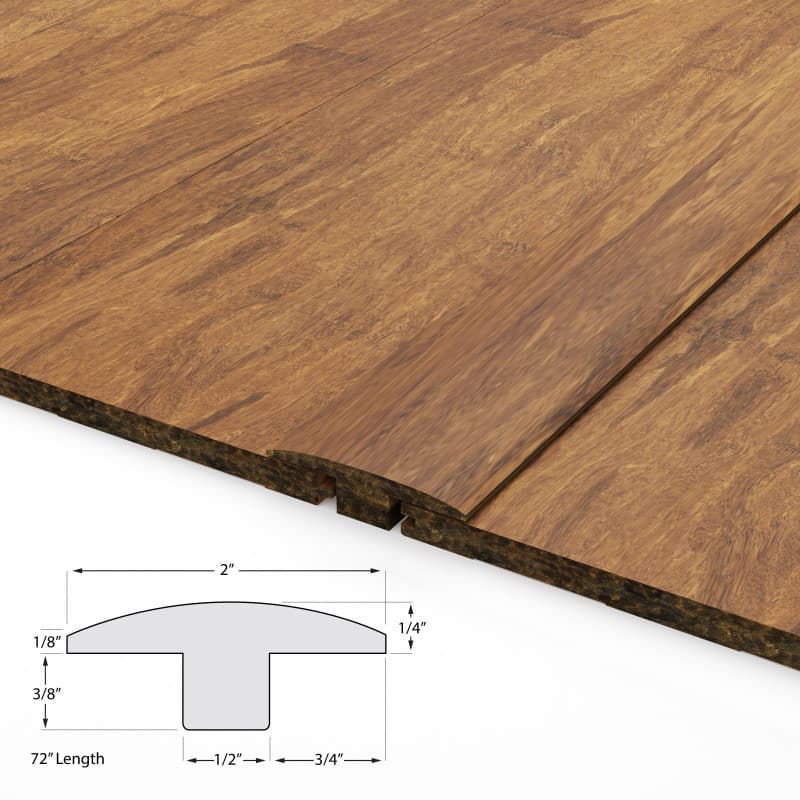 Light Java Click T-Molding 7/16"-2