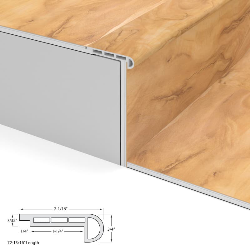Blonde Ale Cali Vinyl Stair Nosing Flush-2