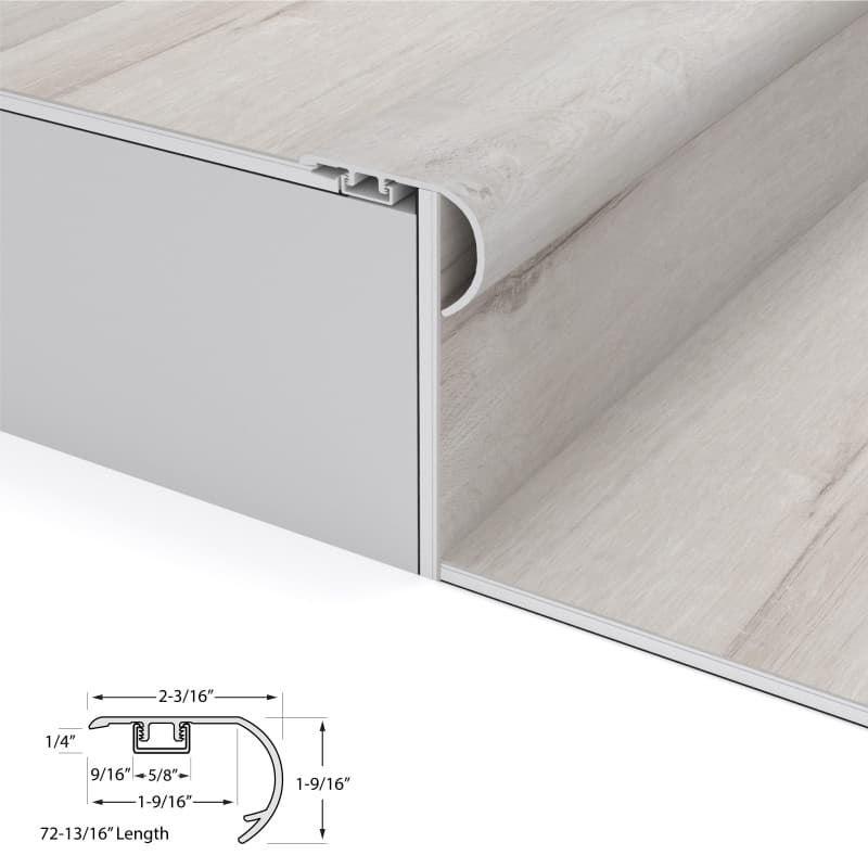 White Aspen Cali Vinyl Stair Nosing Overlap-2