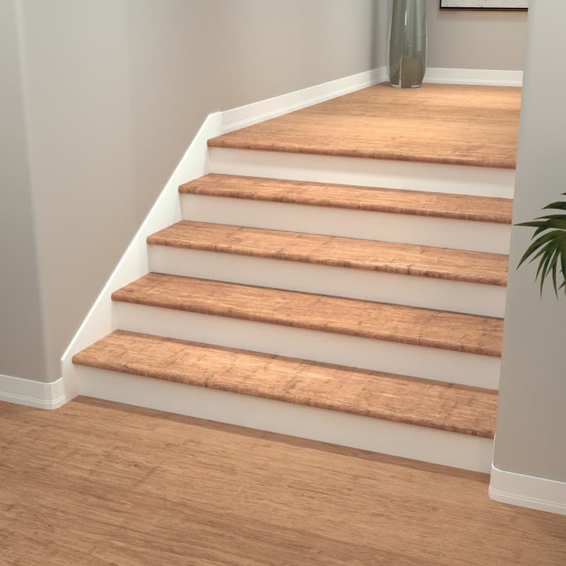Mocha Cali Bamboo Stair Tread-1