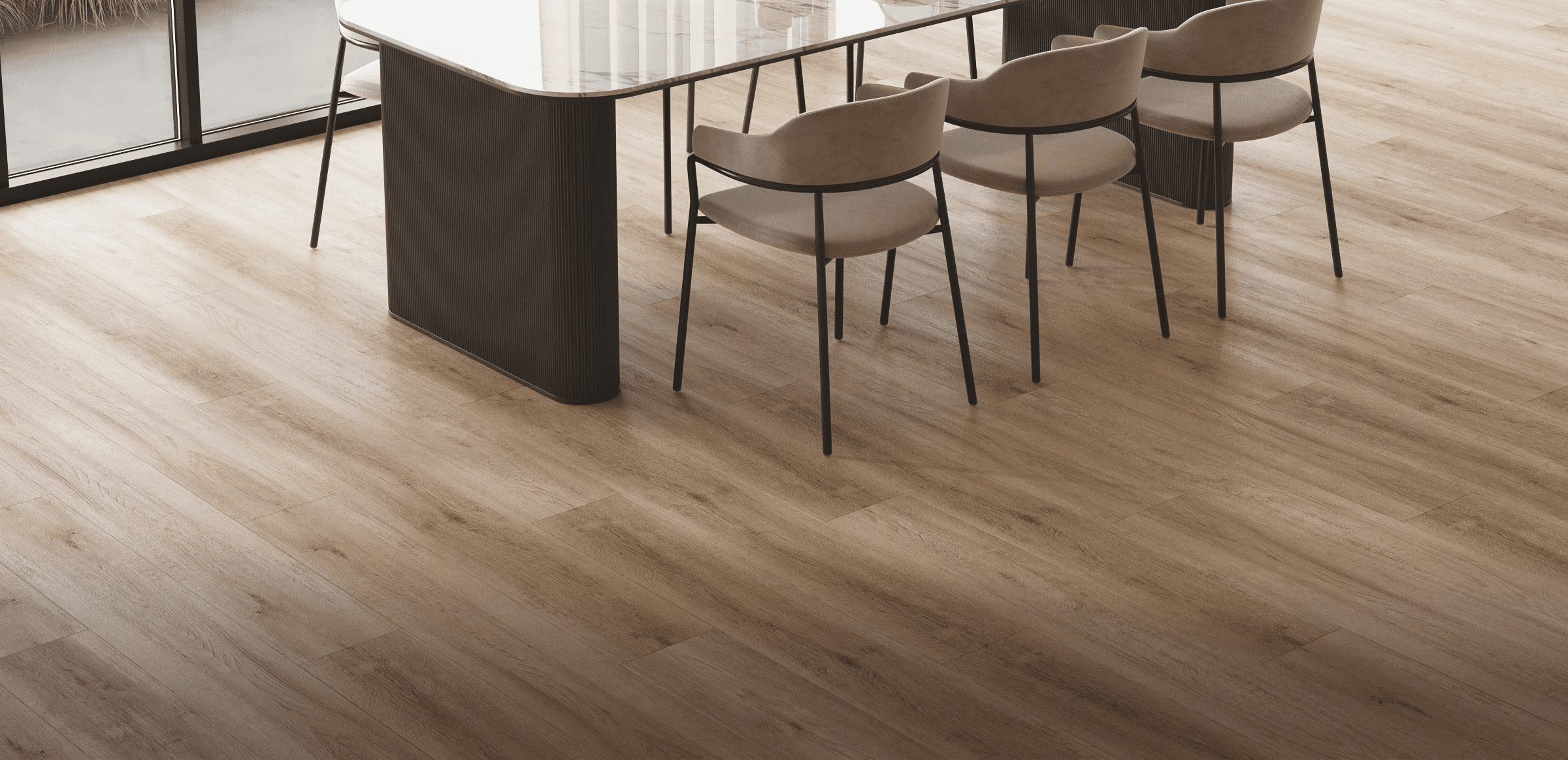 Dawn Patrol Cali Vinyl in Modern White Kitchen