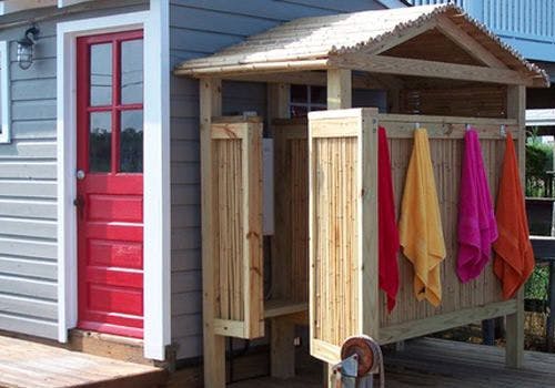 Outdoor Shower Ideas - DIY Projects | Cali Bamboo Fencing