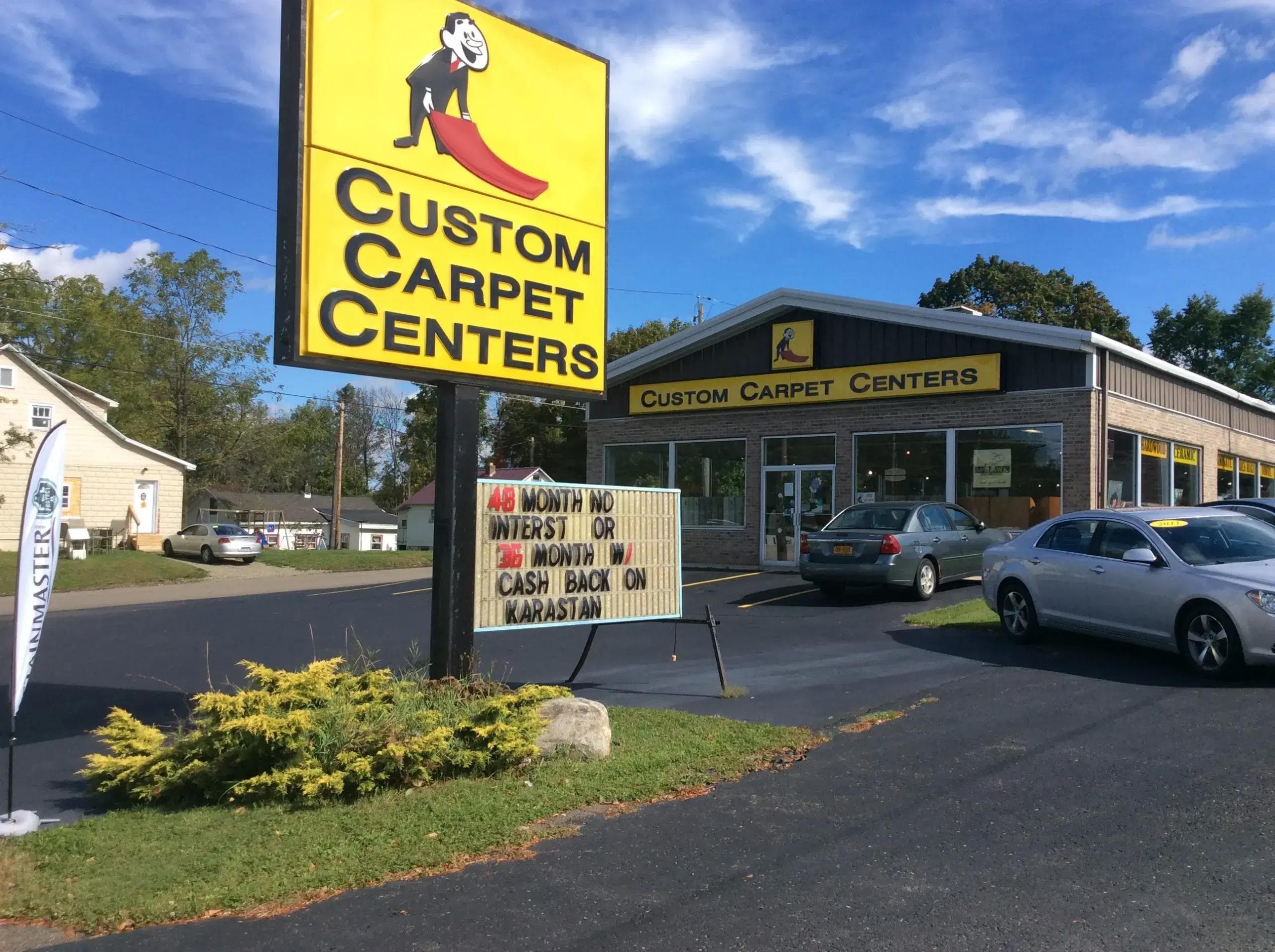 Exterior of Custom Carpet Centers