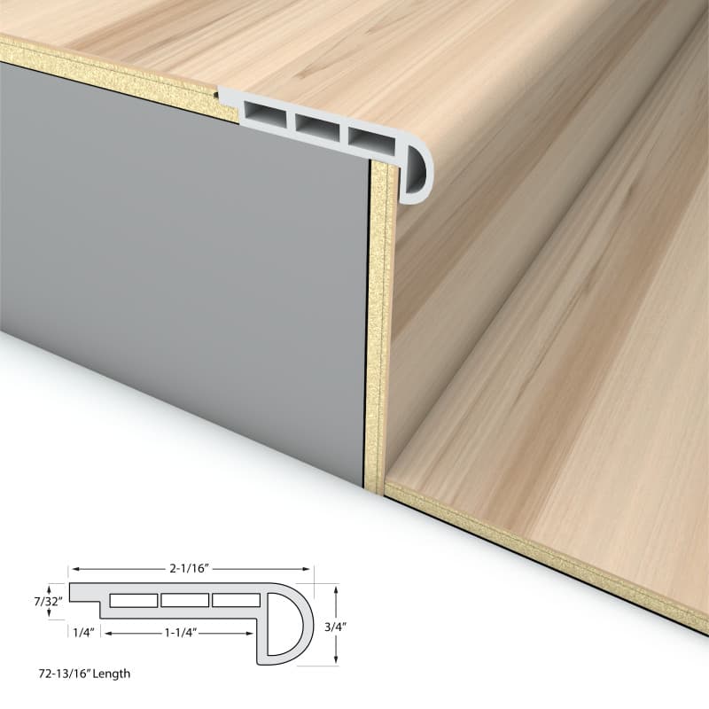 Timber Beach Stair Nosing Flush 6.5mm-2