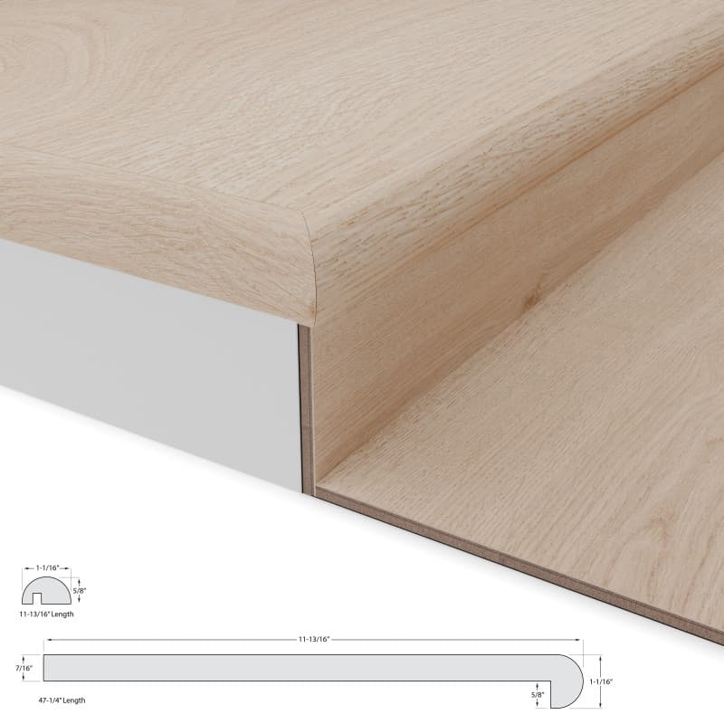 Rockaway Oak Tread w/ Cap Universal-2