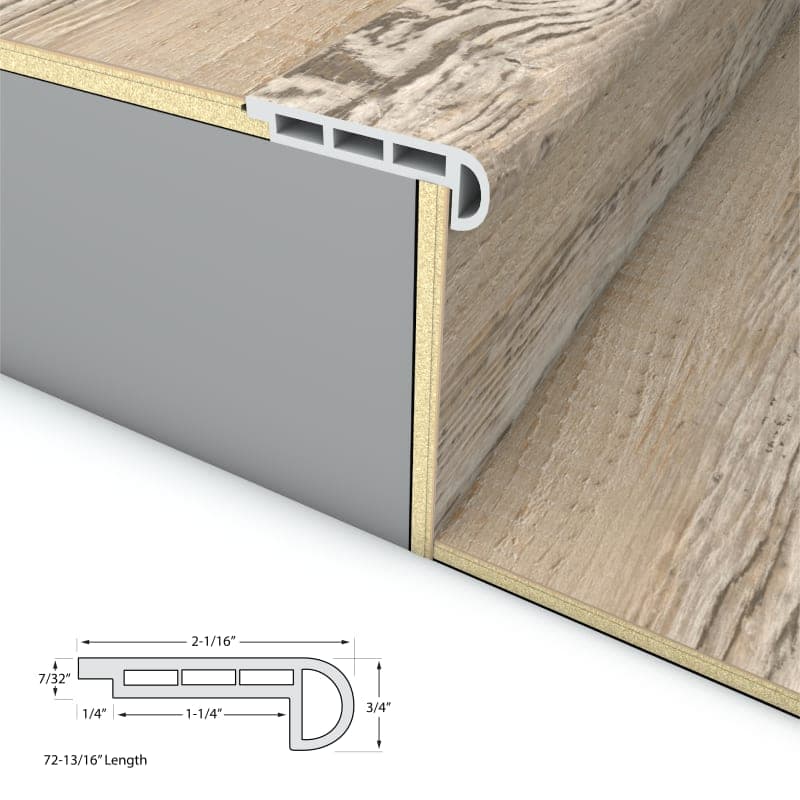 Top Tie Stair Nosing Flush 6.5mm