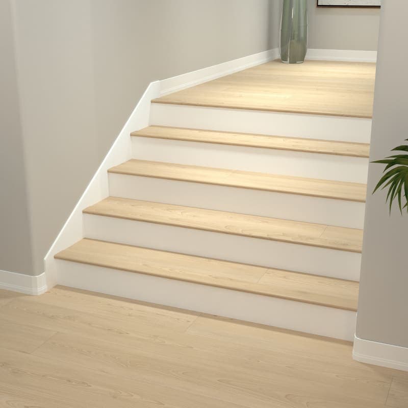 Caspar Cream Cali Vinyl Stair Nosing Overlap-1