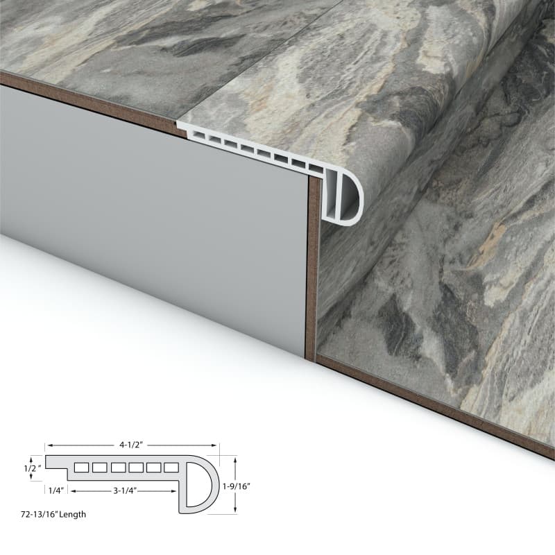 Seal Rock Marble CALI Vinyl Shorebreak Stair Nosing Flush