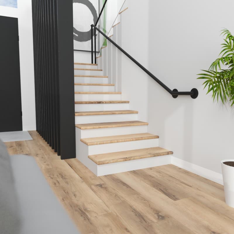 North Shore Oak Cali Vinyl Stair Tread w/ Cap