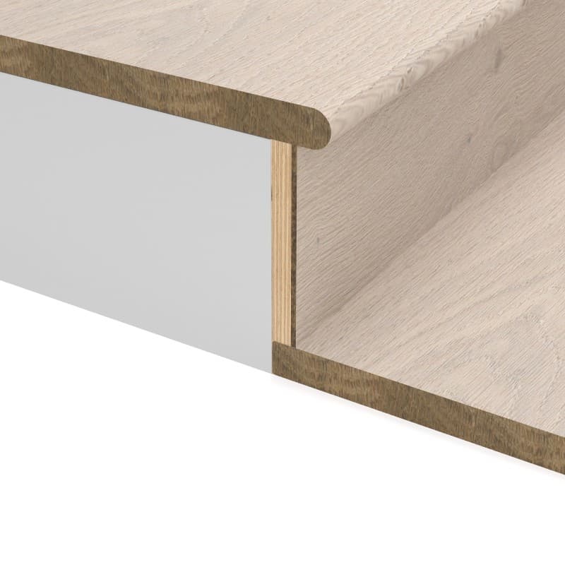 Provincial Ivory First Press Stair Tread-2