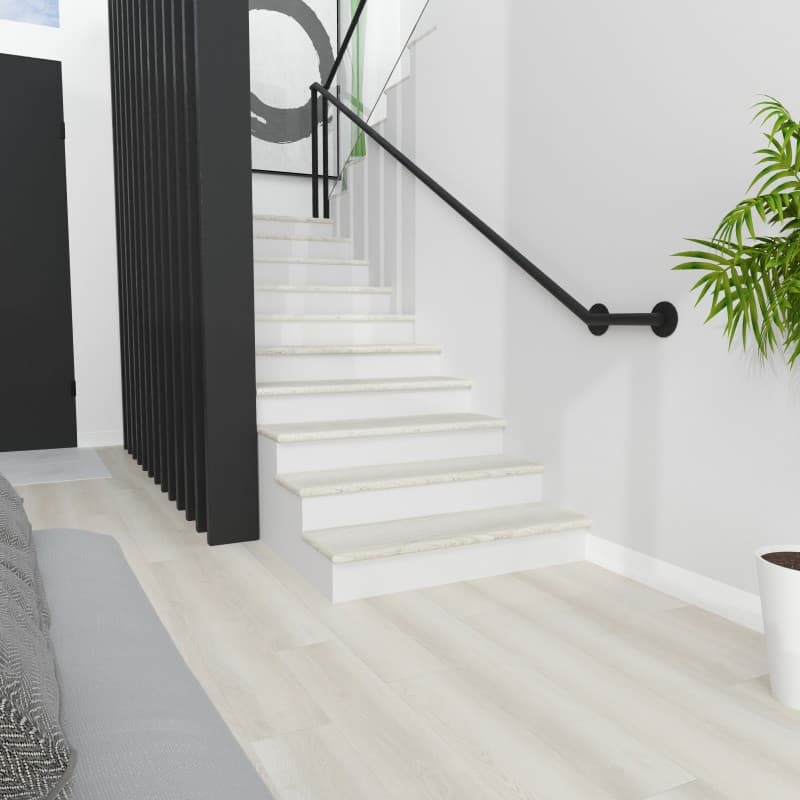 Crystal Crescent Laguna Vinyl Stair Tread w/ Cap-1