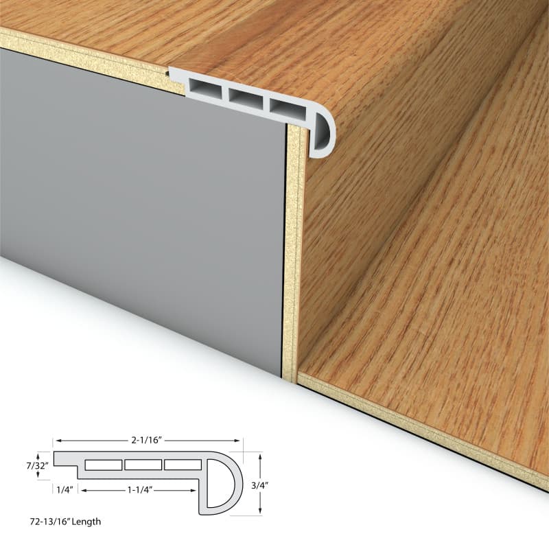 Honey Beam Stair Nosing Flush 6.5mm-2
