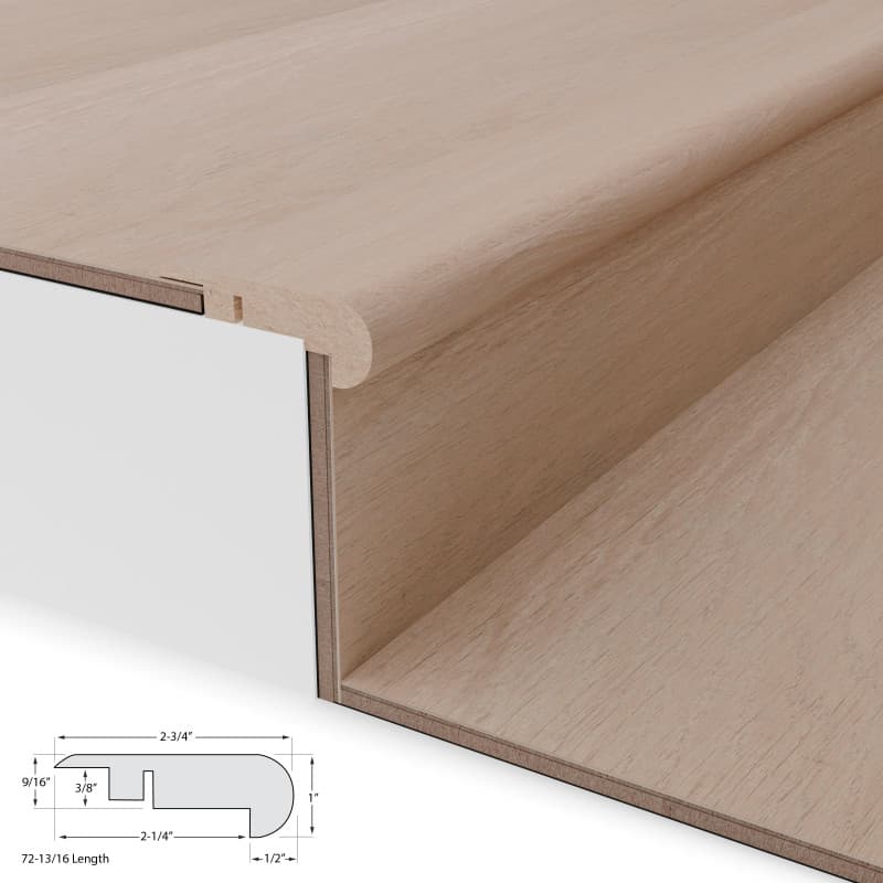 Walnut Shell Stair Nosing Overlap 10mm-2