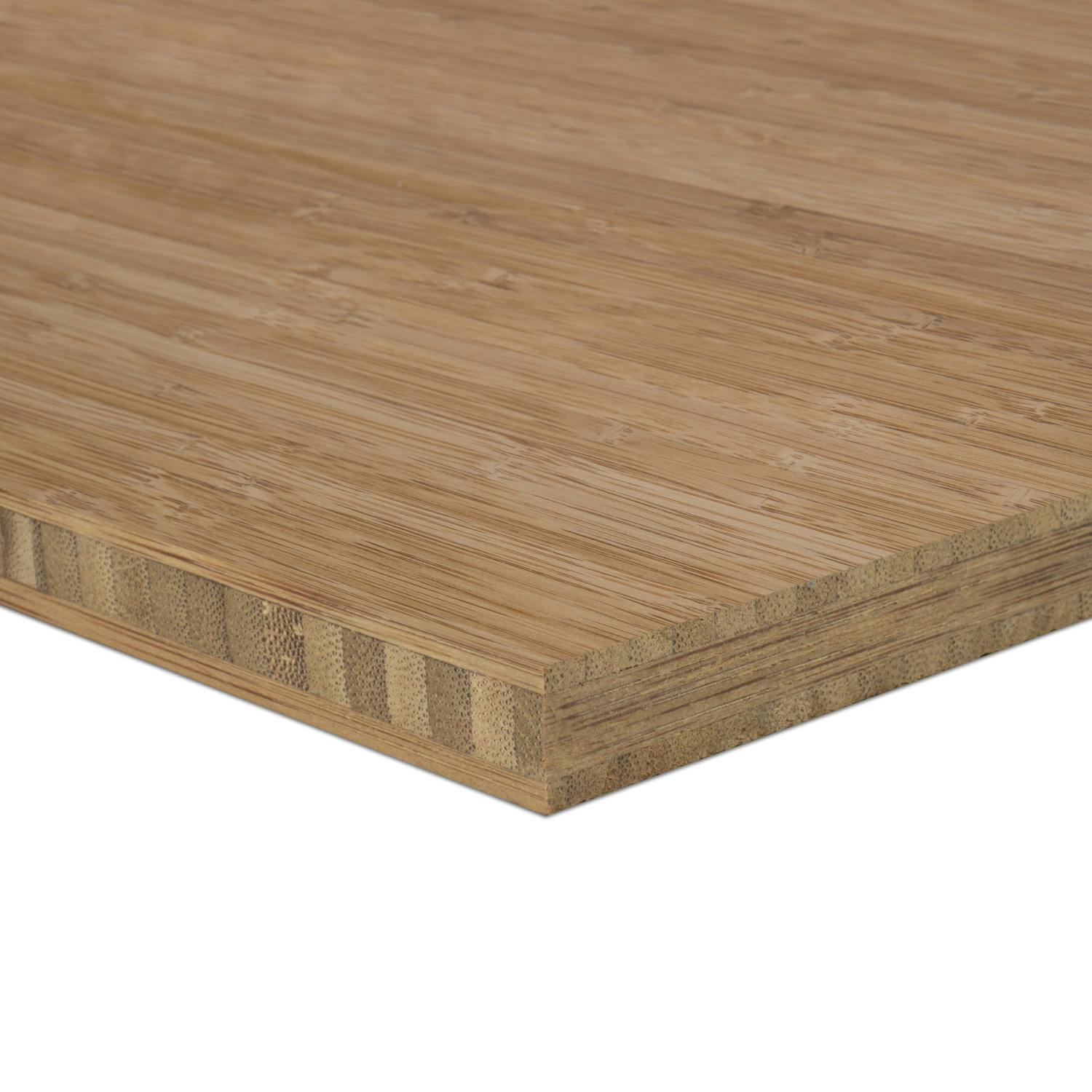 1/2 Inch Carbonized Vertical Bamboo Plywood - 3 PLY