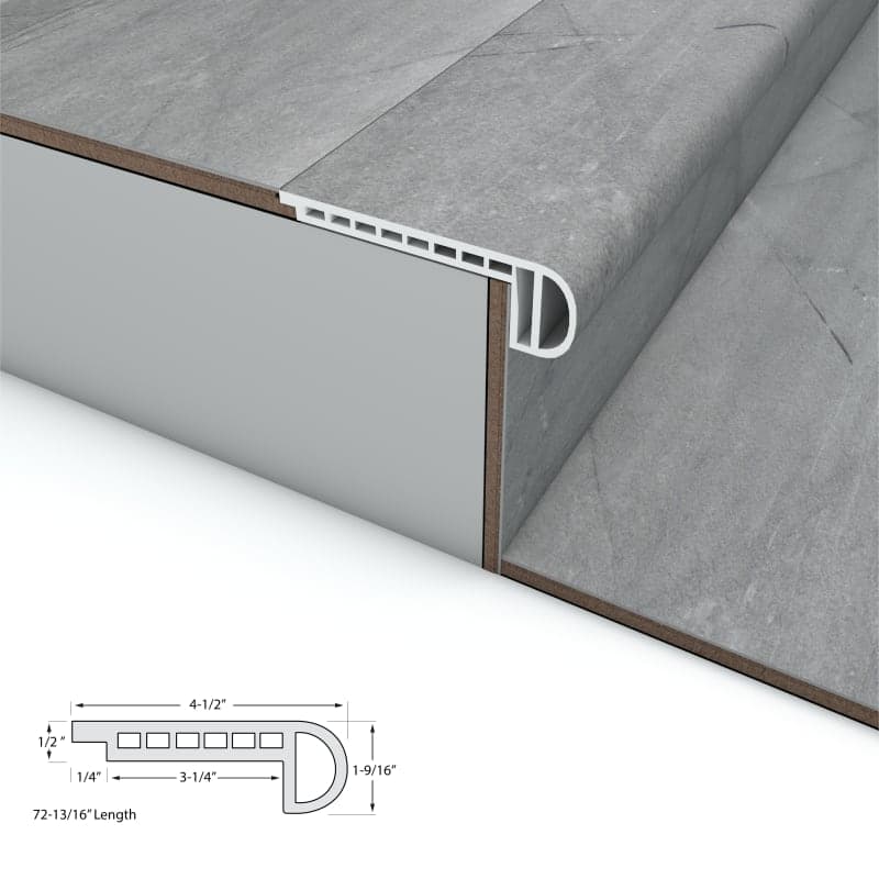 Tiburon Marble CALI Vinyl Shorebreak Stair Nosing Flush