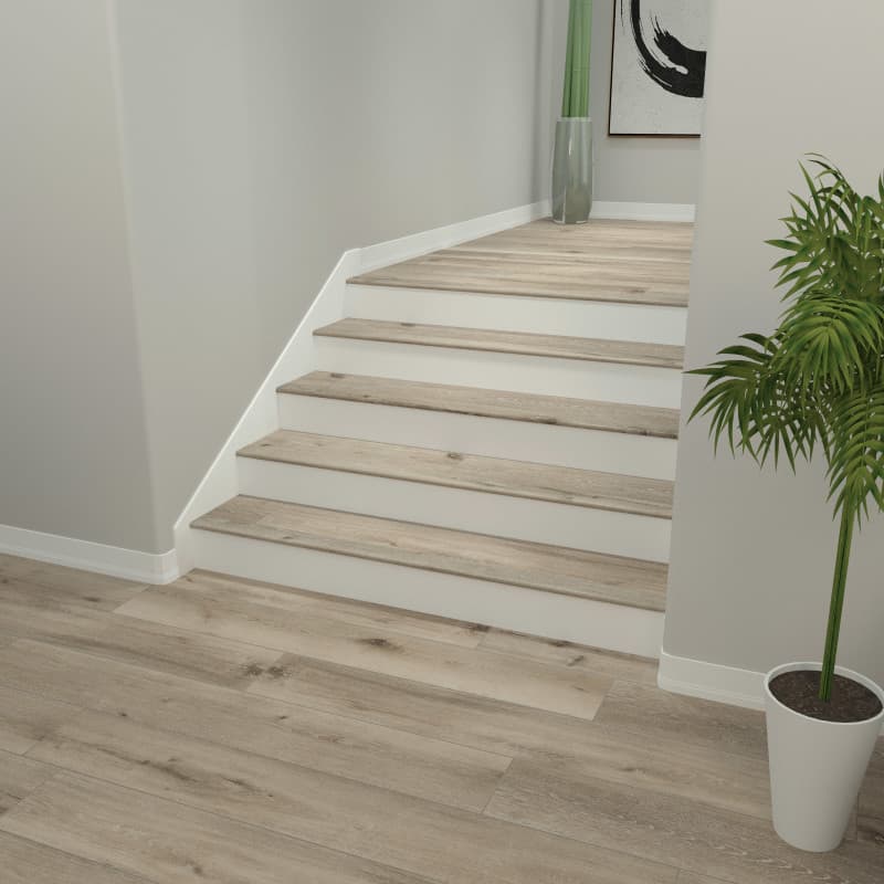 Aged Hickory Stair Nosing Flush 12mm-1