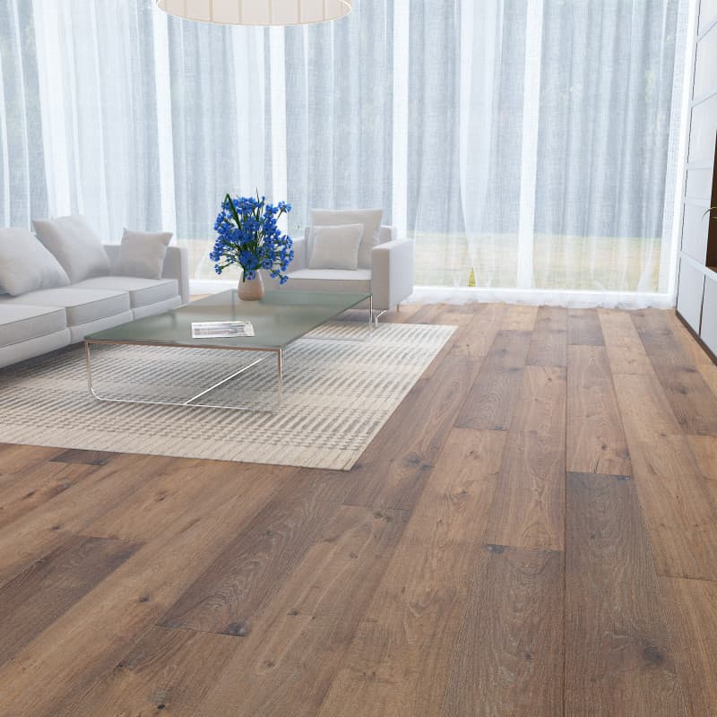 Knotty Barrel Oak Engineered Hardwood Flooring-3