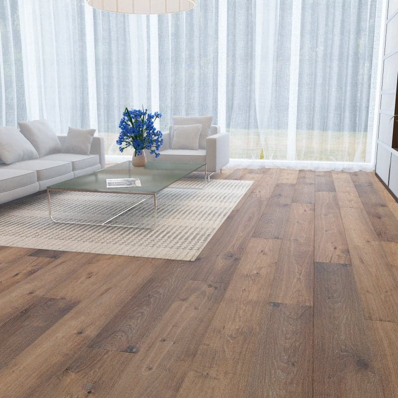 Sample - Knotty Barrel Oak Extra Wide T&G Cali Hardwoods Flooring-3