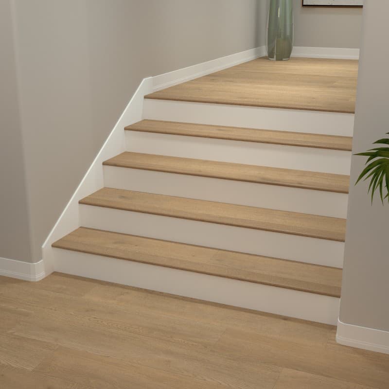 Aliso Almond Laguna Vinyl Stair Nosing Flush