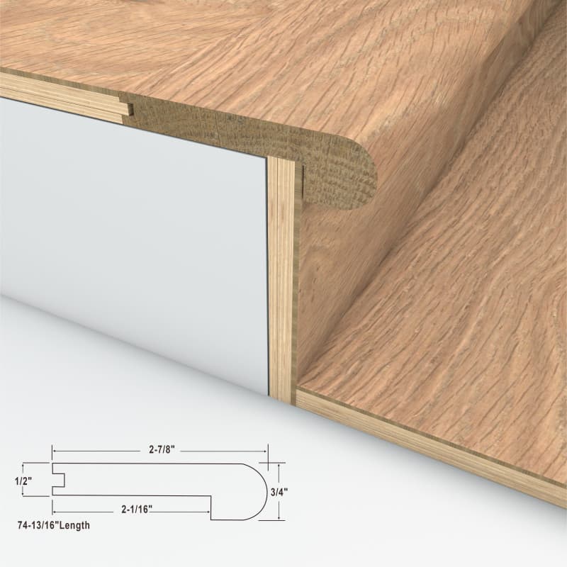 Champagne Sea Cali Hardwoods Stair Nosing Flush-2