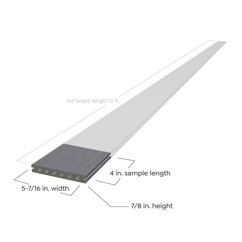 Sample - Yosemite TruOrganics Composite Decking 12FT-2