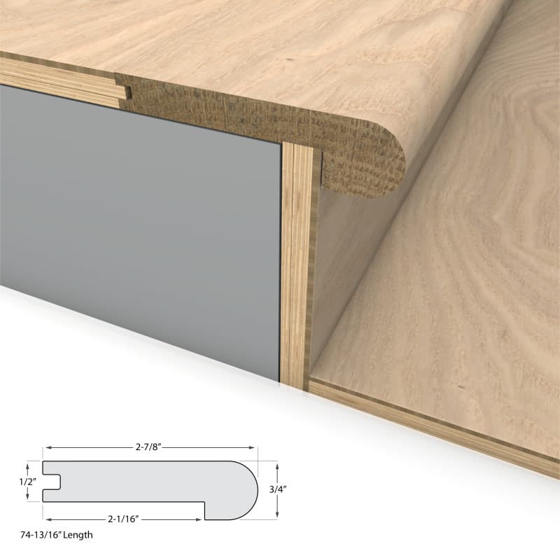 Clarified Ash Varietals Flush Stair Nosing-2