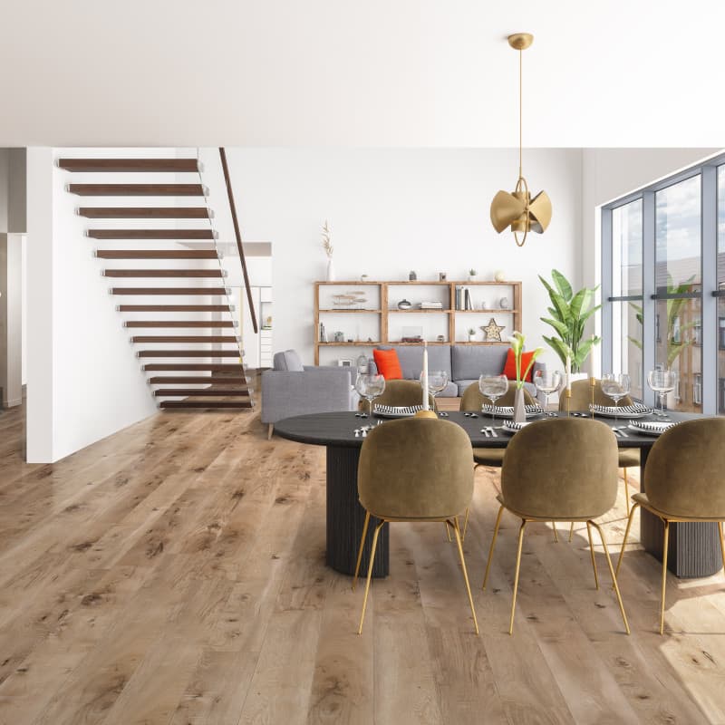 Seaboard Oak Longboards Vinyl Flooring (Angle-Angle)-1