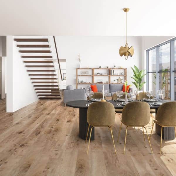 Seaboard Oak Longboards® Vinyl Flooring (Angle-Angle)