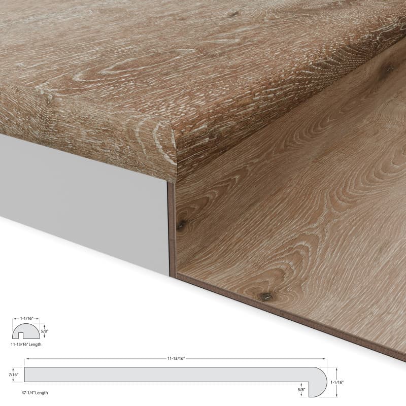 Aged Hickory Tread w/ Cap Universal-2