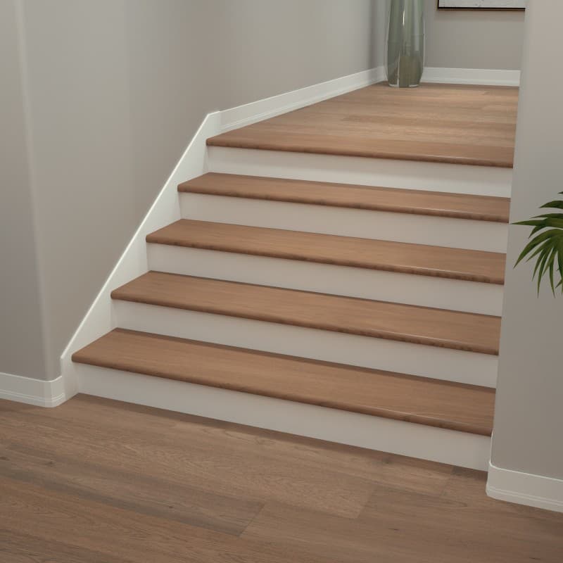 Shaded Hickory Stair Tread-1