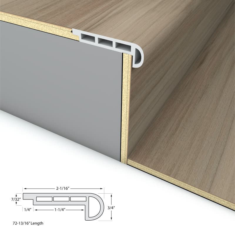 Pelican Post Stair Nosing Flush 6.5mm-2