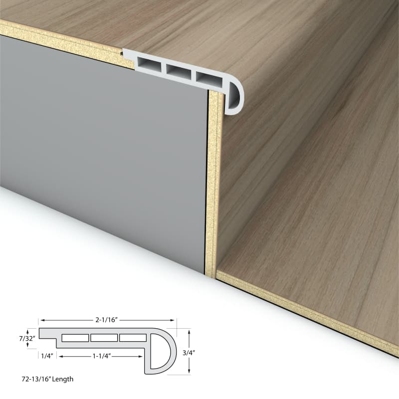 Pelican Post Stair Nosing Flush 6.5mm-2