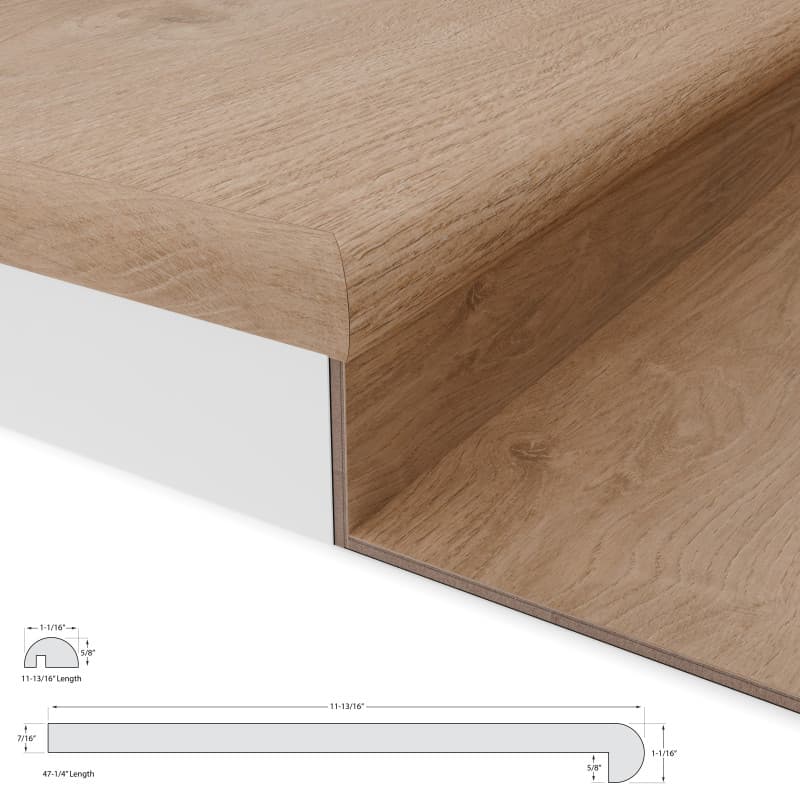 Estuary Oak Tread w/ Cap Universal-2