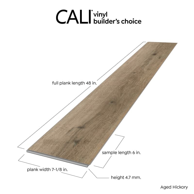 Aged Hickory Builder's Choice Vinyl Flooring-2