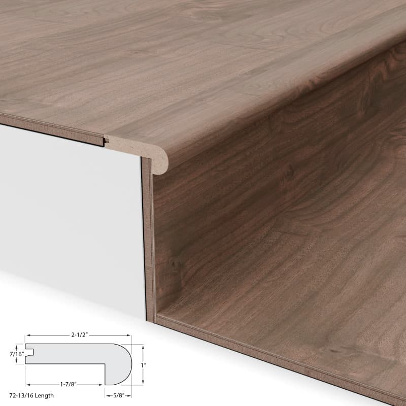 Beau Bark Stair Nosing Flush 12mm-2