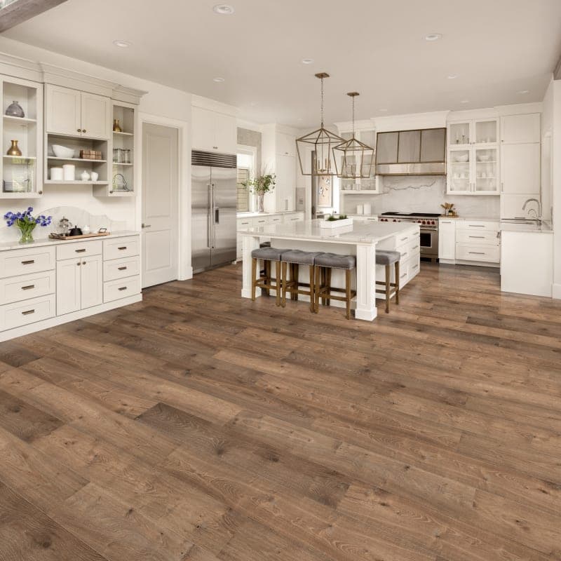Sample - Knotty Barrel Oak Extra Wide T&G Cali Hardwoods Flooring-1