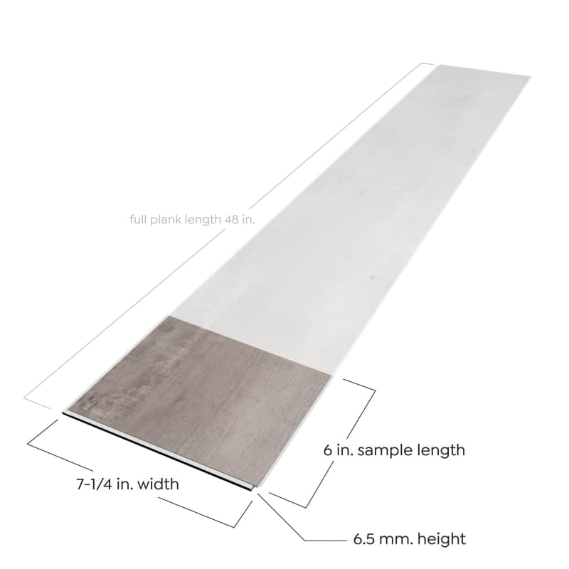Sample - Gray Ash Cali Vinyl Pro Windansea - Vinyl Plank Flooring-2
