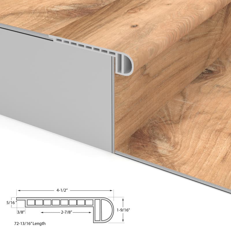 North Shore Oak Longboards Wide Stair Nosing Flush-2