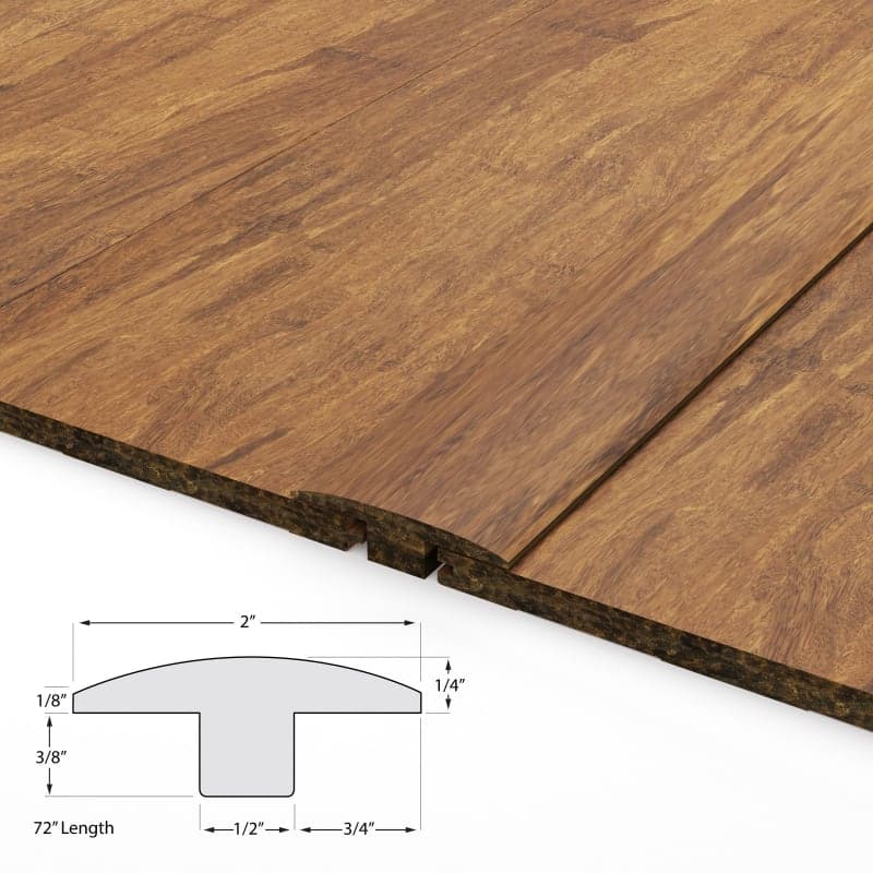 Light Java Click T-Molding 7/16"-2