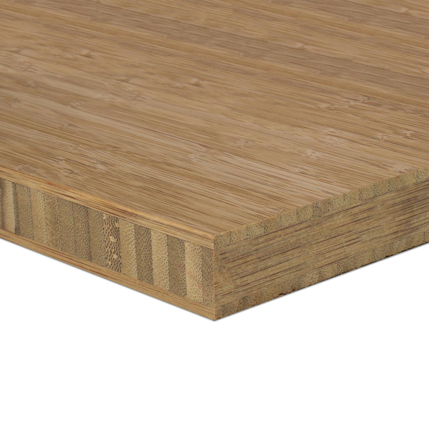 3/4 Inch Carbonized Vertical Bamboo Plywood - 3 PLY