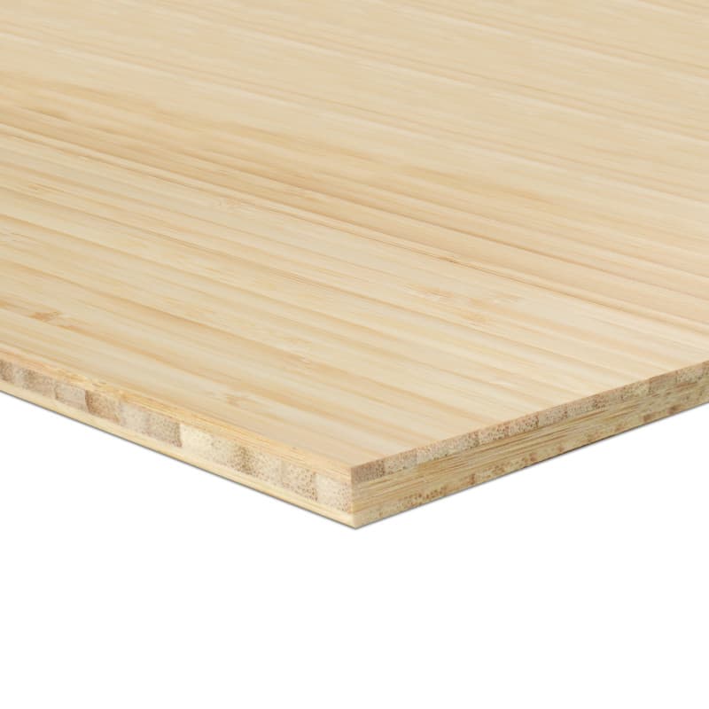 1/4 Inch Natural Vertical Bamboo Plywood - 3 PLY-0